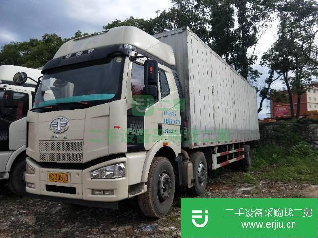 江西出售二手一汽解放廂式貨車