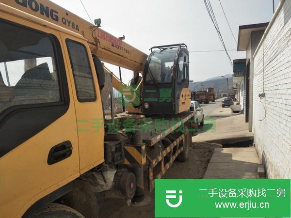山西出售二手柳工8噸四節桿吊車