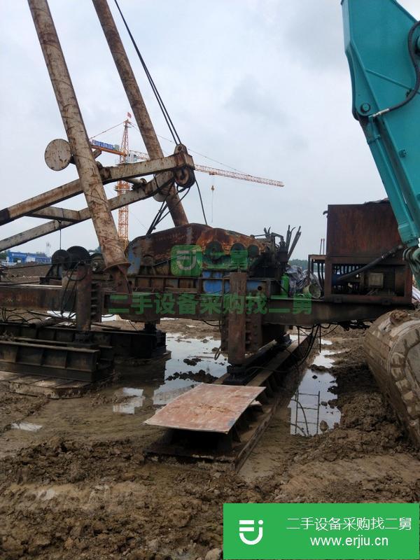 江蘇出售二手全步履柴油打樁機