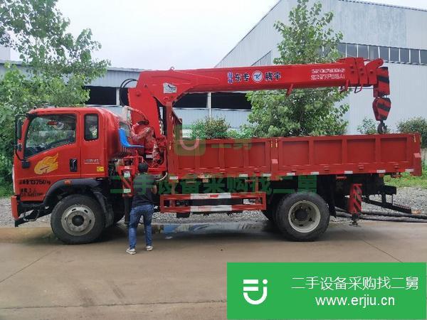 河南出售二手重汽豪曼8噸隨車吊