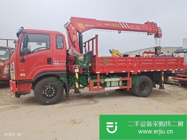 貴州出售二手東風8噸短軸距隨車吊