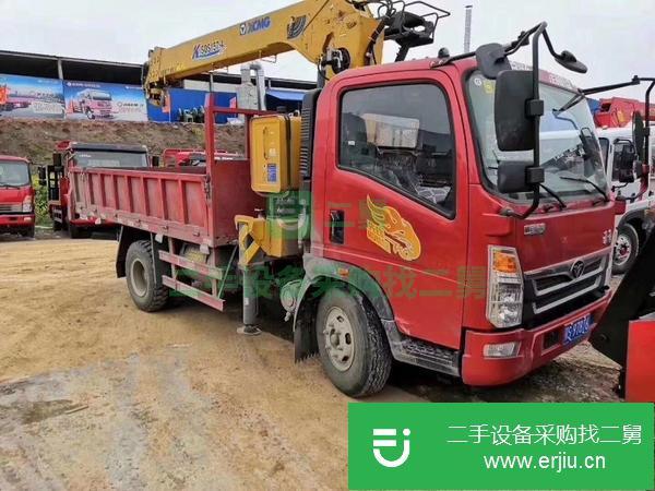 湖北出售二手藍牌隨車吊