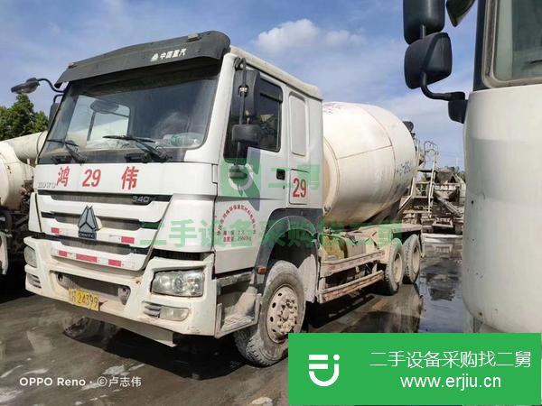 山東出售二手豪沃混凝土攪拌車