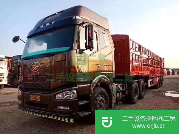 江西出售二手一汽解放J6P半掛車