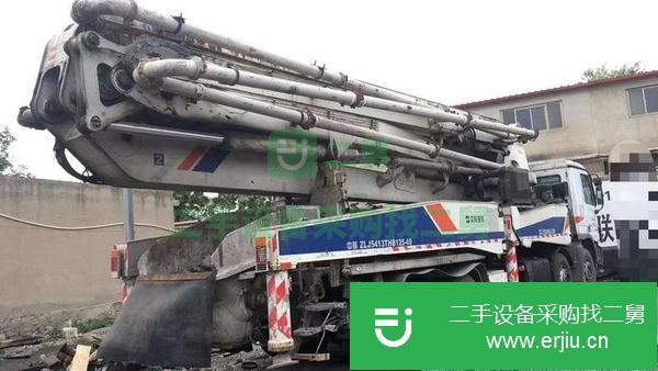 河北出售二手中聯49米泵車