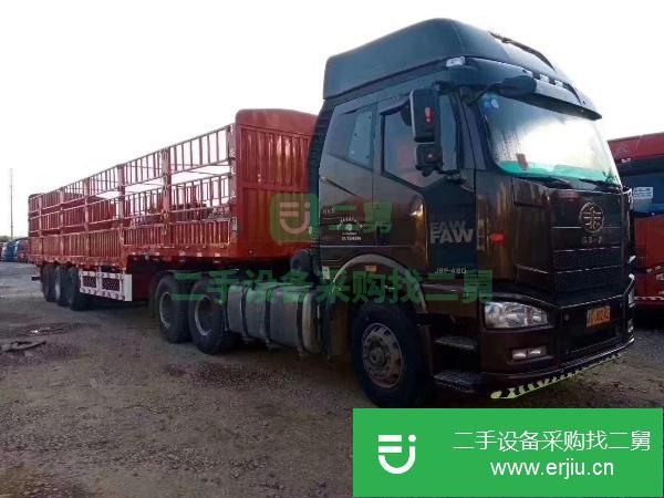 江西出售二手一汽解放J6P半掛車