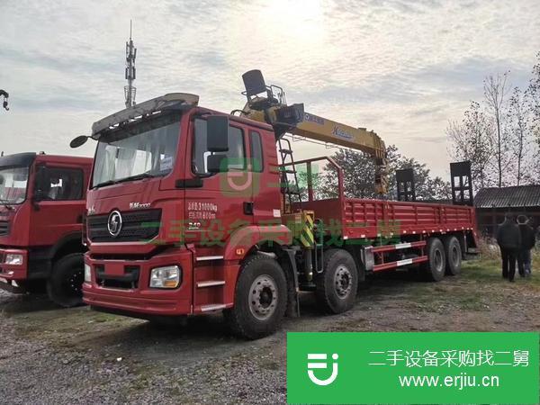 甘肅出售二手陜汽德龍前四后八隨車吊