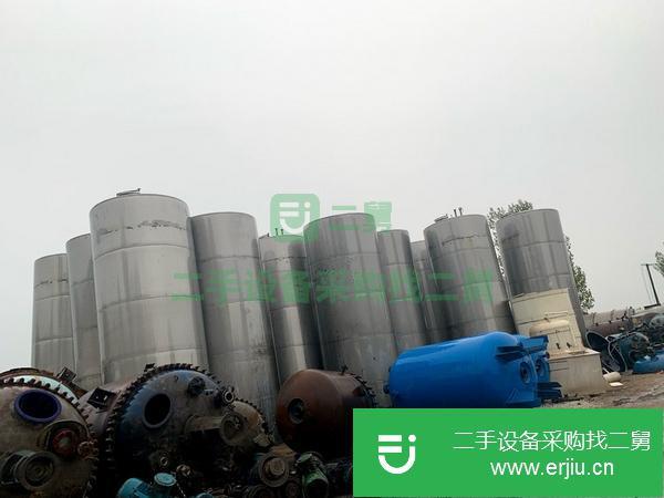 山東出售二手不銹鋼儲罐