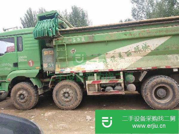 吉林出售二手德龍前四后八環保自卸車