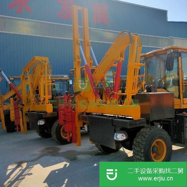 山東出售二手光伏履帶打樁機