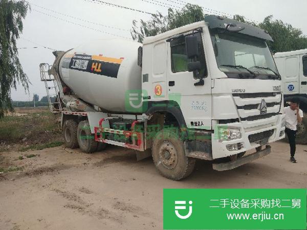 甘肅出售二手豪沃12立方攪拌車