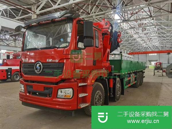 北京出售二手陜汽德龍折臂隨車吊