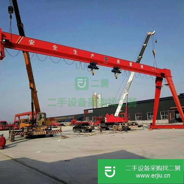 陜西出售二手20t雙主梁龍門吊
