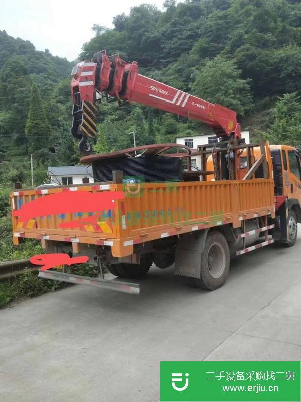 安微出售二手三一7噸隨車吊