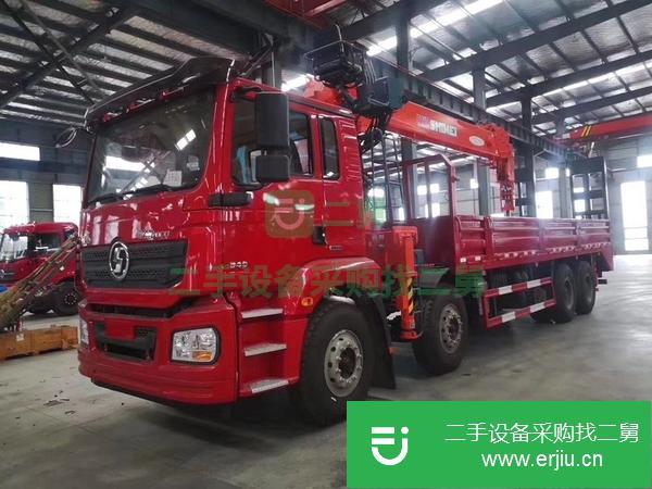 甘肅出售二手陜汽德龍前四后八隨車吊