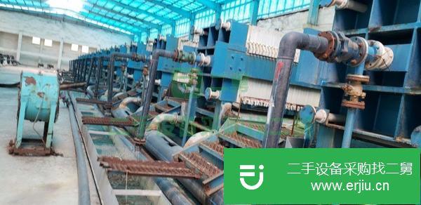 山東出售二手190平方增強聚丙烯壓濾機
