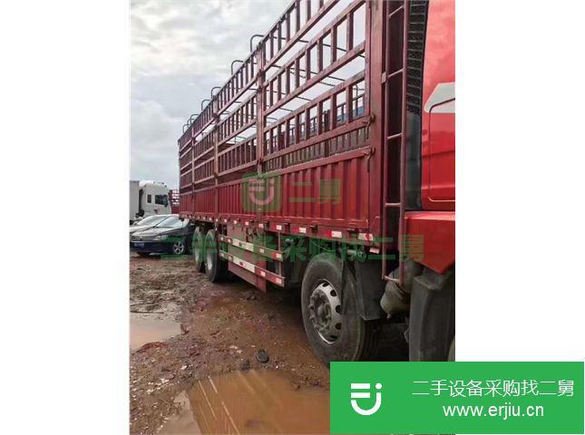 江西出售二手青島解放JH6倉柵載貨車