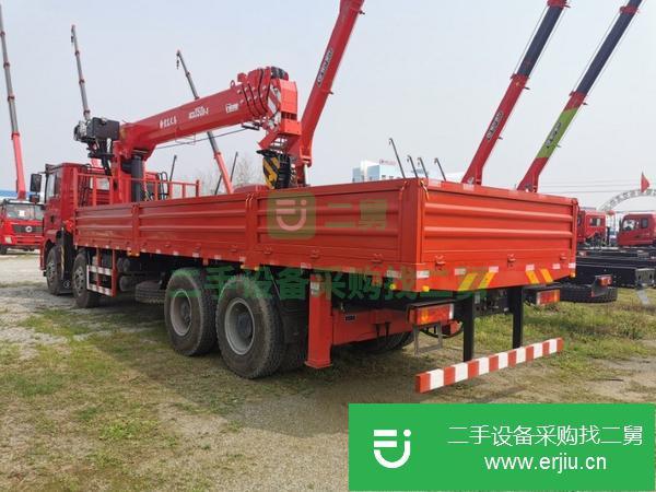湖北出售二手陜汽德龍隨車吊
