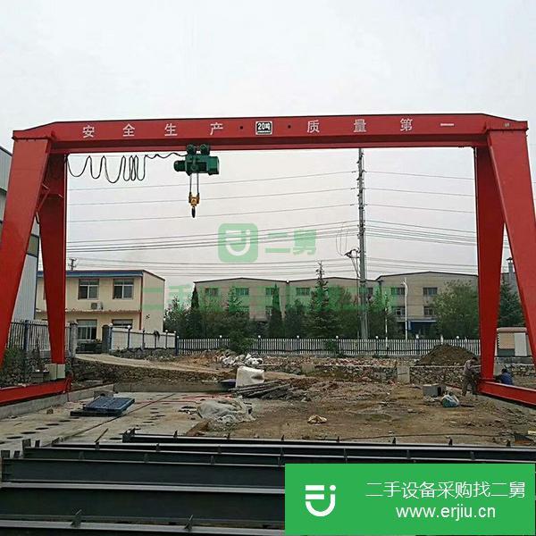 陜西出售二手20t雙主梁龍門吊