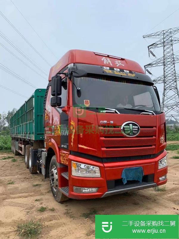 天津出售二手解放J6p半掛車
