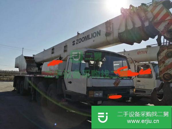 陜西出售二手中聯65噸吊車