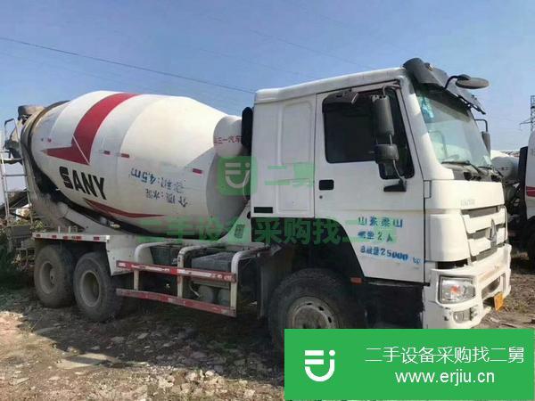 湖南出售二手大12方豪沃攪拌車