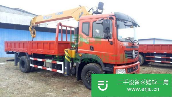 河北出售二手單橋帶自卸10噸隨車吊