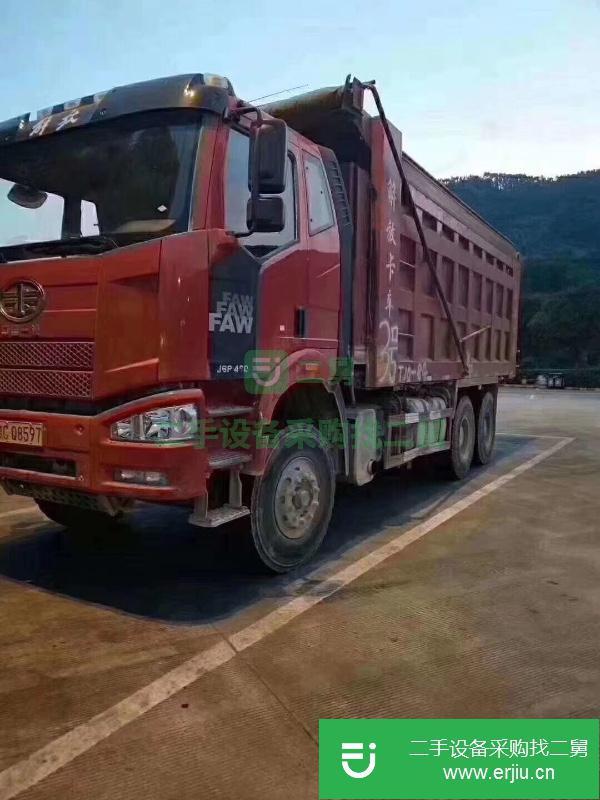 江西出售二手一汽解放J6P自卸車