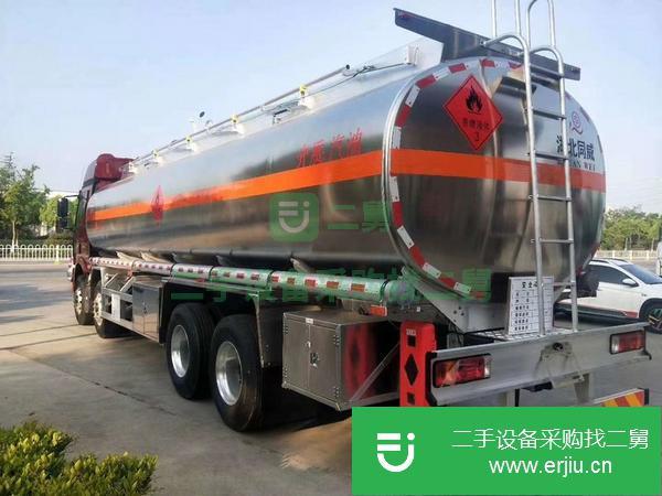 江蘇出售二手前四后八鋁合金油罐車