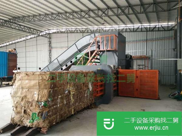 海南出售二手200噸廢紙打包機