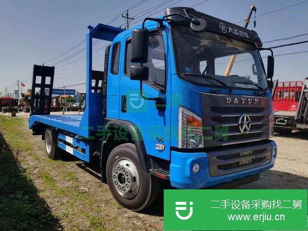 青海出售二手大運G6單橋平板運輸車