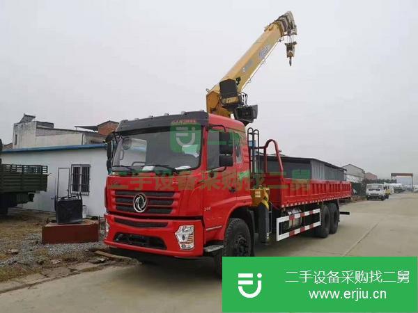 陜西出售二手東風12噸隨車吊