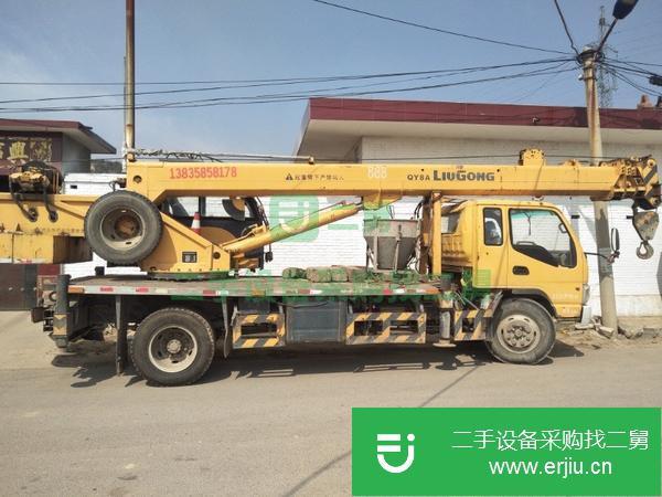 山西出售二手柳工8噸四節桿吊車