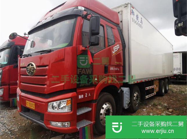 江西出售二手解放j6P冷藏車