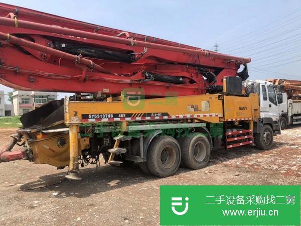 江蘇出售二手三一46米泵車