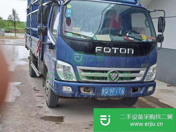 山東出售二手福田奧鈴高欄載貨車