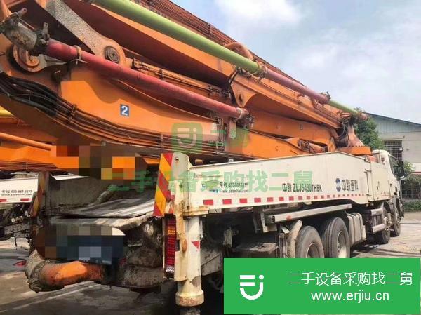 黑龍江出售二手中聯52米泵車