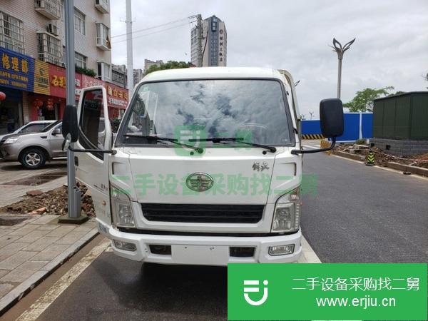 湖北出售二手解放牌4米2平板貨車