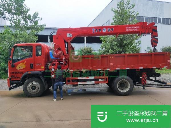 河南出售二手重汽豪曼8噸隨車吊