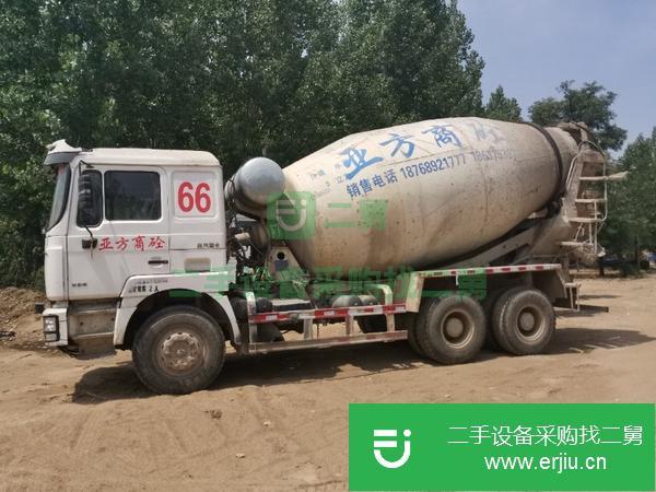 河南出售二手陜汽德龍12方攪拌車