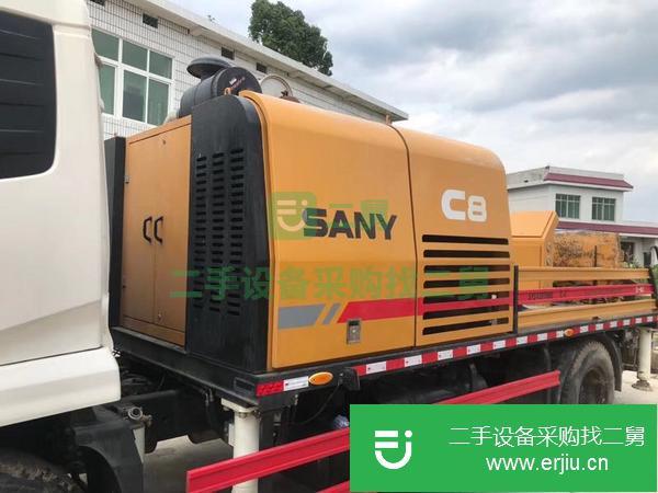 江蘇出售二手三一重工10020車載泵國五