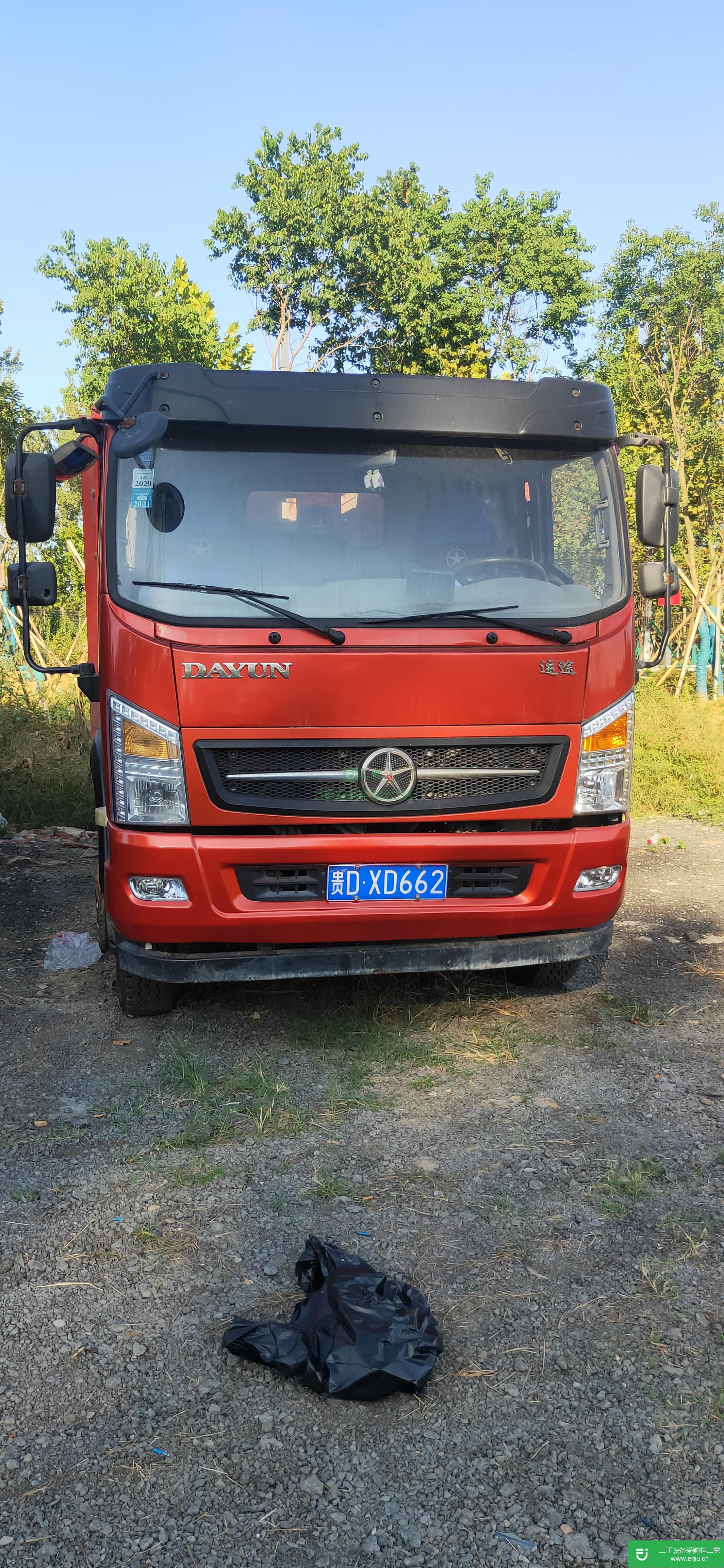 江蘇出售二手大運輕卡自卸車