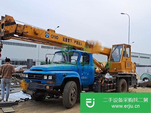 山東出售二手徐工八噸吊車