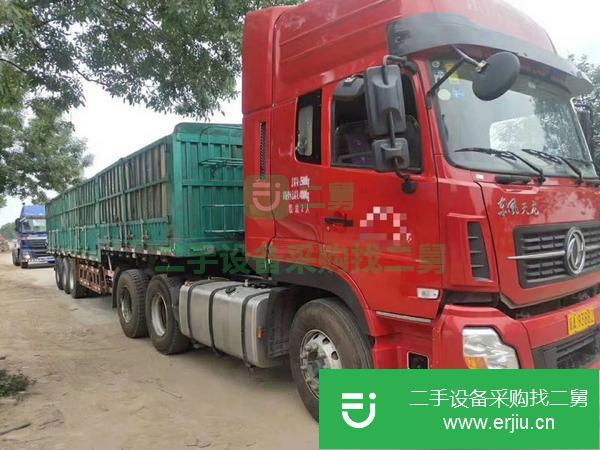 河北出售二手東風天龍國五半掛車
