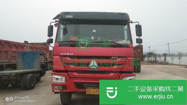 山東出售二手國四豪沃前四后八自卸車