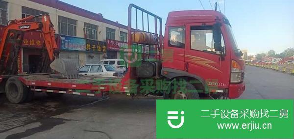 內蒙古出售二手挖機平板運輸車