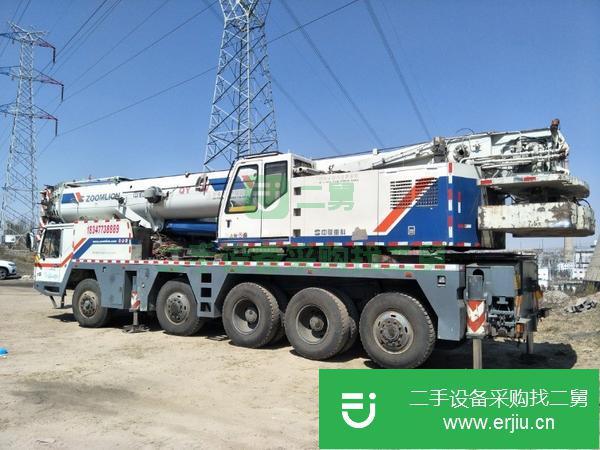 內(nèi)蒙古出售二手中聯(lián)吊車 90噸6節(jié)臂