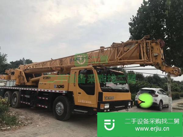 山西出售二手吊車，手續齊全，39.5米大臂，高低速變速箱