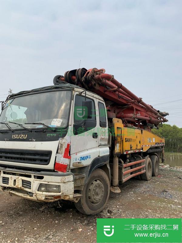 湖南出售二手五十鈴46米泵車