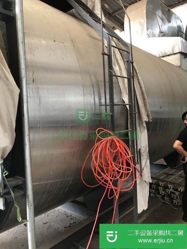 浙江出售二手特富600萬大卡油氣兩用導熱油鍋爐